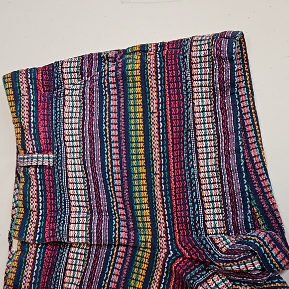 GAP CITY SHORT 6 SHORTS MULTI-COLORED POCKETS BELT LOOPS - Picture 3 of 9